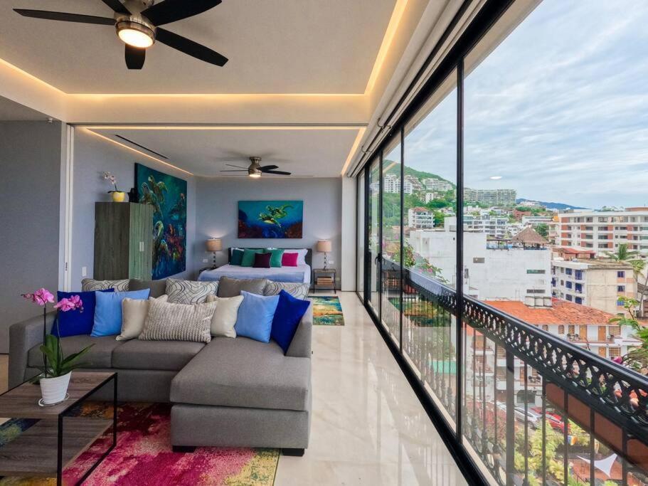Luxury Oceanview Modern Condo 巴亞爾塔港 外观 照片
