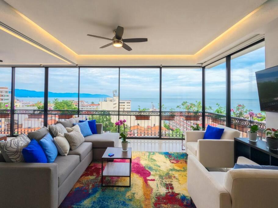 Luxury Oceanview Modern Condo 巴亞爾塔港 外观 照片