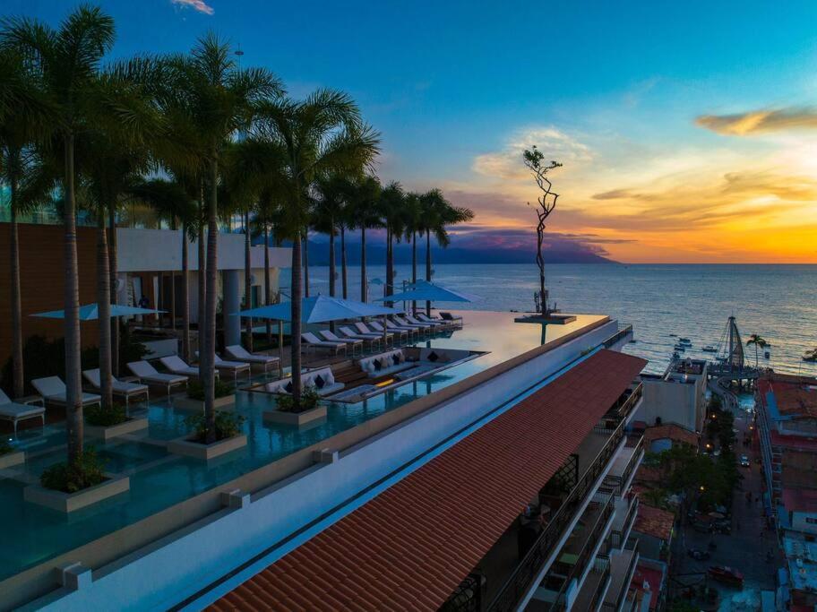 Luxury Oceanview Modern Condo 巴亞爾塔港 外观 照片