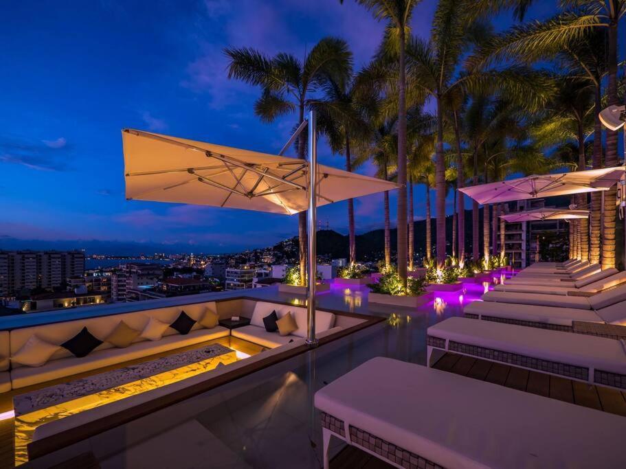 Luxury Oceanview Modern Condo 巴亞爾塔港 外观 照片