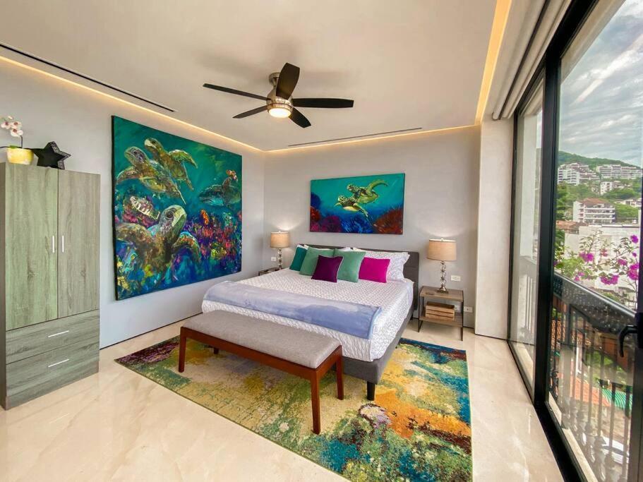 Luxury Oceanview Modern Condo 巴亞爾塔港 外观 照片