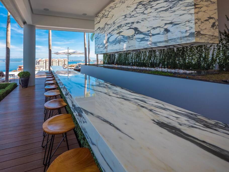 Luxury Oceanview Modern Condo 巴亞爾塔港 外观 照片