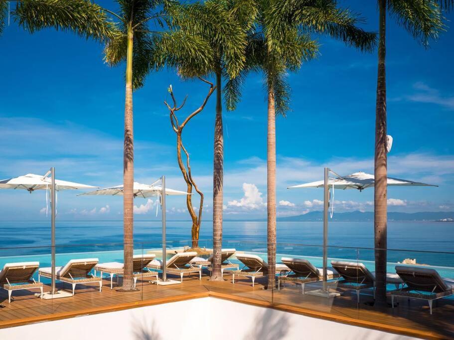 Luxury Oceanview Modern Condo 巴亞爾塔港 外观 照片